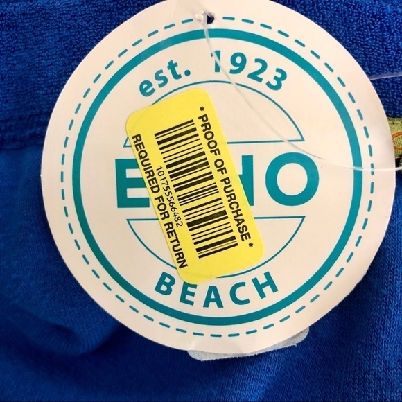 NWT Echo blue coverup skirt with front pocket that has a velcro close. Large - Picture 9 of 9